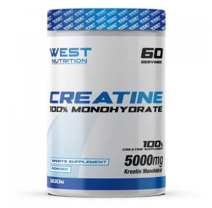 West nutrition Kreatin Monohidrat 300 gr 60 Servis Aromasız